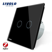 Charger l&#39;image dans la galerie, Livolo APP Touch Control Zigbee Switch, Home Automation smart switch wifi control
