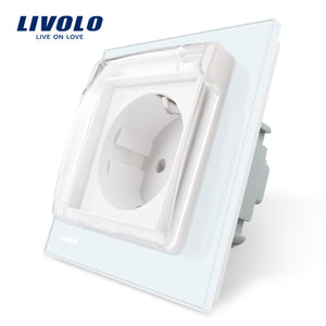 Livolo EU Standard outdoor wall Socket, AC 110~250V 16A Wall Power Socket