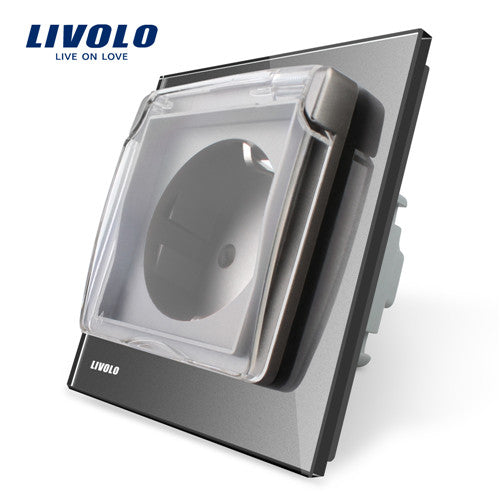 Livolo EU Standard outdoor wall Socket, AC 110~250V 16A Wall Power Socket