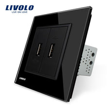 Charger l&#39;image dans la galerie, Livolo luxury Wall Touch Sensor Switch,Light Switch,switch power,Crystal Glass