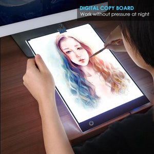 A4 Drawing Tablet Digital Graphic Electronics LED Writing Board Art Student Copy Painting Tablet