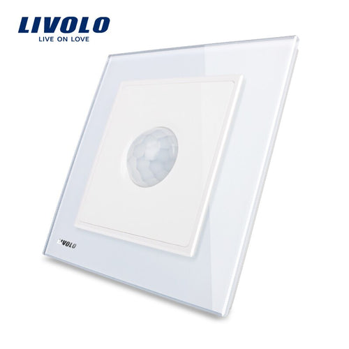 Livolo New Human Induction Switch, motion sensor switch ,Crystal Glass Panel led light