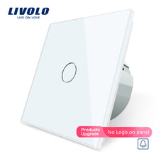 Charger l&#39;image dans la galerie, Livolo EU Standard, Door Bell Switch, Crystal Glass Switch Panel