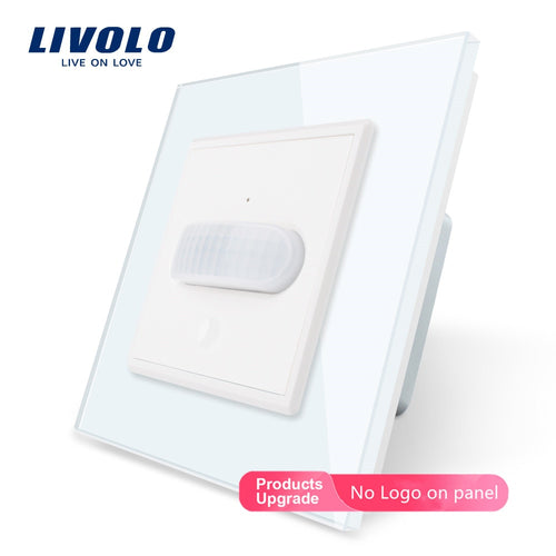 Livolo EU standard New Human Induction/Touch Induction Switch, Glass Panel