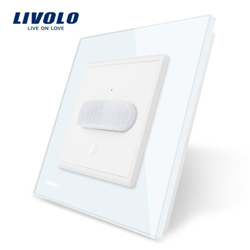 Livolo EU standard New Human Induction/Touch Induction Switch, Glass Panel
