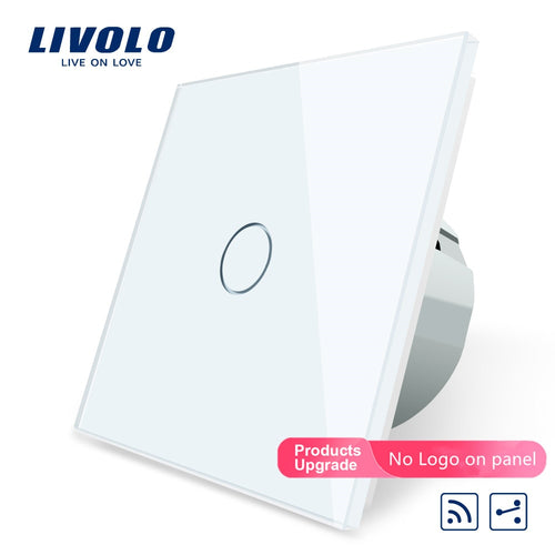 Livolo EU Standard Wireless Switch 1Gang 2 Way ,With Remote Function,C701SR