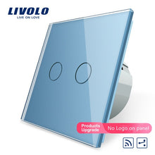 Laden Sie das Bild in den Galerie-Viewer, Livolo EU Standard Touch Remote Switch, White Crystal Glass Panel