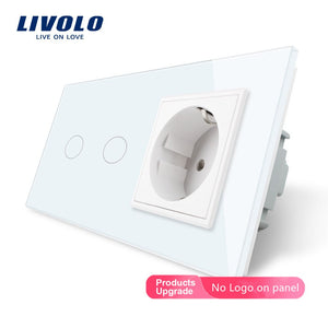 Livolo 16A EU standard Wall Power Socket with Touch Switch