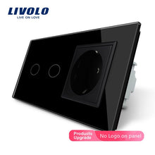 Charger l&#39;image dans la galerie, Livolo 16A EU standard Wall Power Socket with Touch Switch