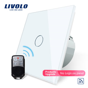 Livolo EU Standard Remote Switch, Wall Light Remote Touch Switch With Mini Remote Controller