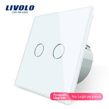 Charger l&#39;image dans la galerie, Livolo luxury Wall Touch Sensor Switch,Light Switch,Crystal Glass,Power Socket