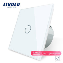 Carica l&#39;immagine nel visualizzatore di Gallery, Livolo luxury Wall Touch Sensor Switch,Light Switch,Crystal Glass,Power Socket
