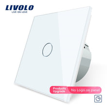 Carica l&#39;immagine nel visualizzatore di Gallery, Livolo luxury Wall Touch Sensor Switch,Light Switch,Crystal Glass,Power Socket