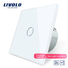 Laden Sie das Bild in den Galerie-Viewer, Livolo luxury Wall Touch Sensor Switch,Light Switch,Crystal Glass,Power Socket