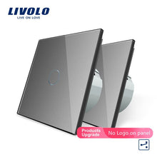 Load image into Gallery viewer, Livolo EU Standard 2 Ways Control Wall Touch Screen Switch, 7Colors CrystalPanel