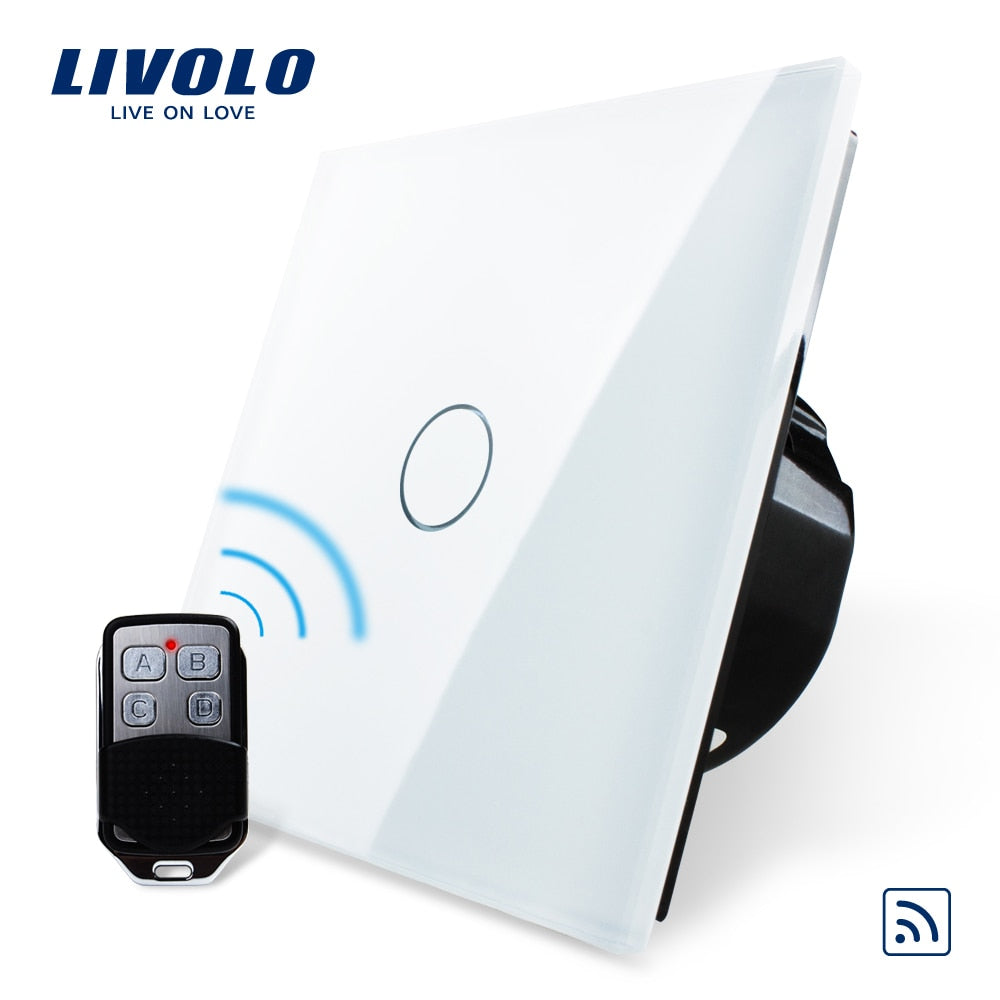 Livolo EU Standard Remote Switch, 220~250V Wall Light Remote Touch Switch