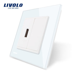 Livolo luxury Wall Touch Sensor Switch,Light Switch,smart switch ,Crystal Glass