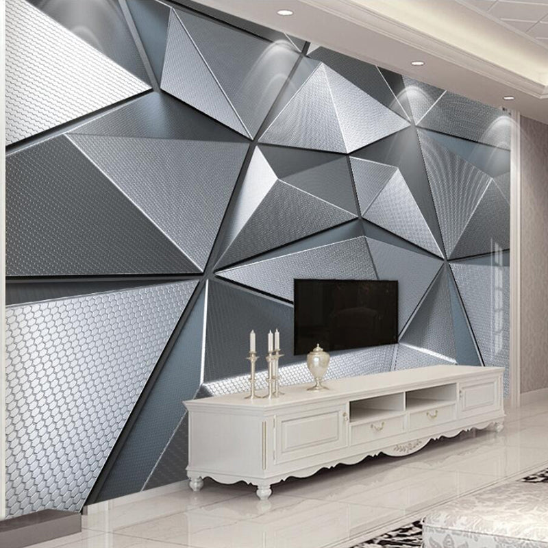 Custom Wallpaper Wall Murals 3D Abstract Geometric Pattern Modern Living Room Bedroom