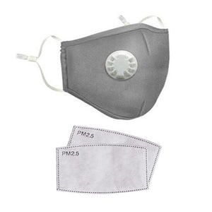 Mask with Breathing Valve Filter Protective Mask Respirator Reusable KN95 mask N95