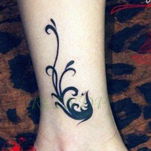 Waterproof Temporary Tattoo sticker on ear finger music note bird stars line streak henna tatto flash tatoo fake for women 24