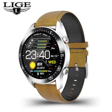 Carica l&#39;immagine nel visualizzatore di Gallery, LIGE 2020 New Full circle touch screen Mens Smart Watches IP68 Waterproof Sports Fitness Watch