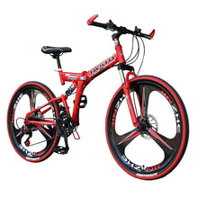 Charger l&#39;image dans la galerie, 26 inch mountain bike 21 speed  Folding mountain bicycle