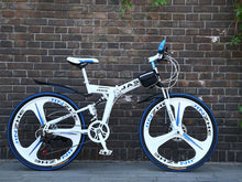 Laden Sie das Bild in den Galerie-Viewer, 26 inch mountain bike 21 speed  Folding mountain bicycle