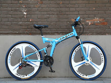 Carica l&#39;immagine nel visualizzatore di Gallery, 26 inch mountain bike 21 speed  Folding mountain bicycle