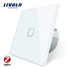 Laden Sie das Bild in den Galerie-Viewer, Livolo EU Zigbee Smart Home Wall Touch Switch, Touch WiFi APP Control, google home control