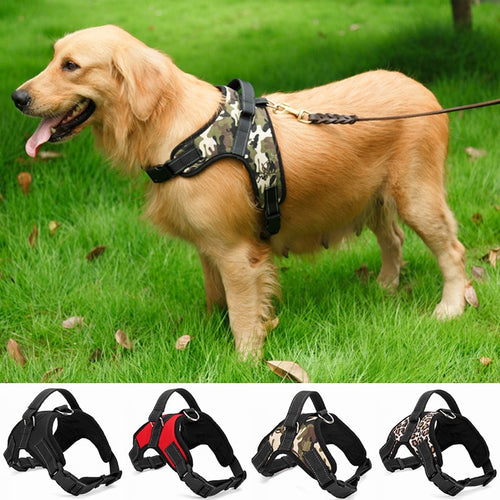 Nylon Heavy Duty Dog Pet Harness Collar Adjustable Padded Extra